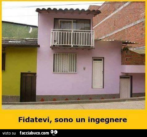 Porticina sospesa nel muro. Fidatevi, sono un ingegnere