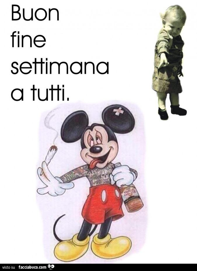 Buon fine settimana a tutti