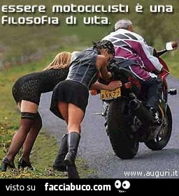 Essere motociclisti è una filosofia di vita