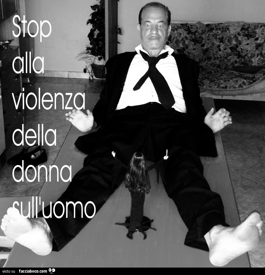 Stop alla violenza della donna sull'uomo&hellip; siamo nati infedeli