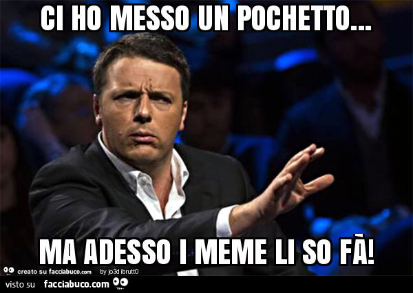 Ci ho messo un pochetto… ma adesso i meme li so fà