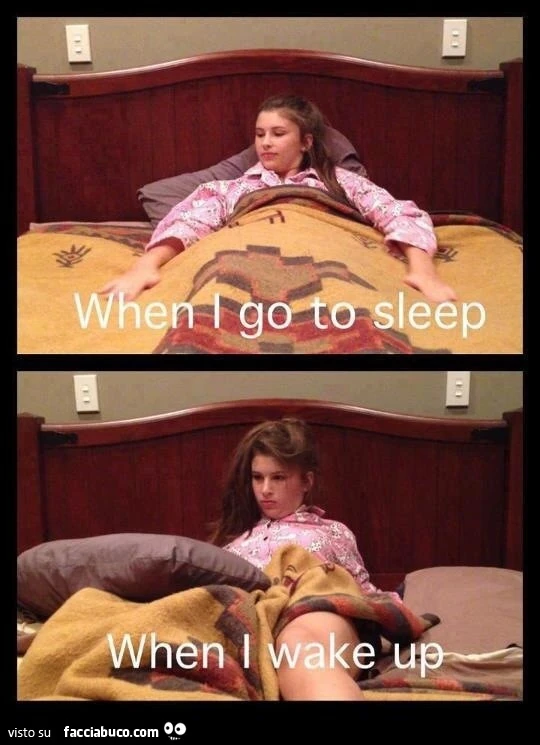 Waking up in real life