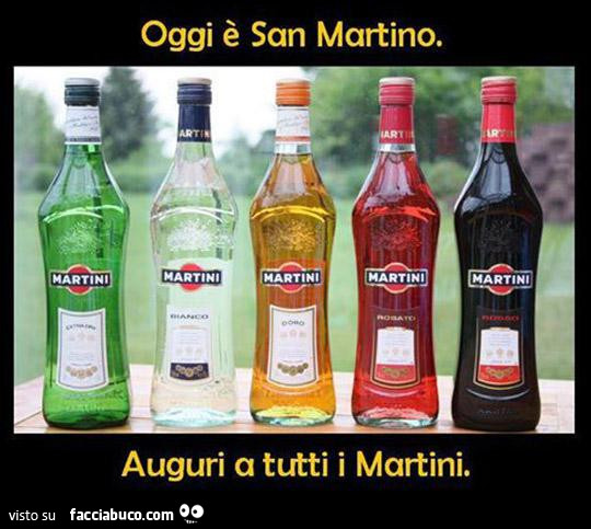 Oggi è San Martino. Auguri a tutti i martini