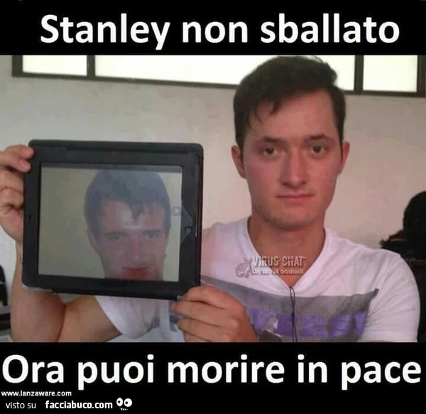 Stanley non sballato. Ora puoi morire in pace