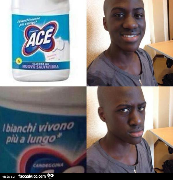 Ace. I bianchi vivono più a lungo