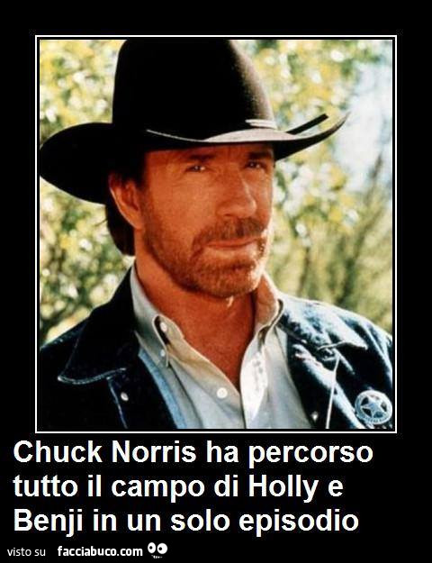 Chuck norris ha percorso tutto il campo di holly e benji in un solo episodio