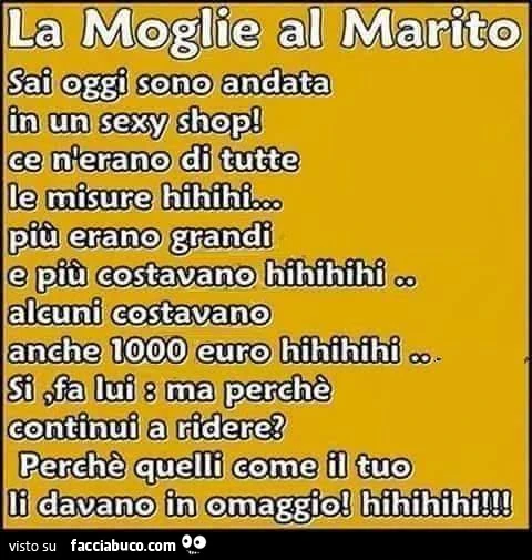 La moglie al marito