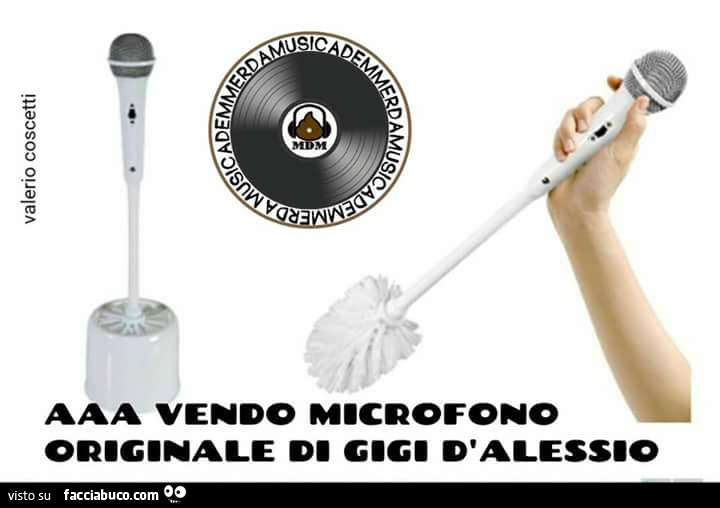 AAA vendo microfono originale di Gigi D'Alessio