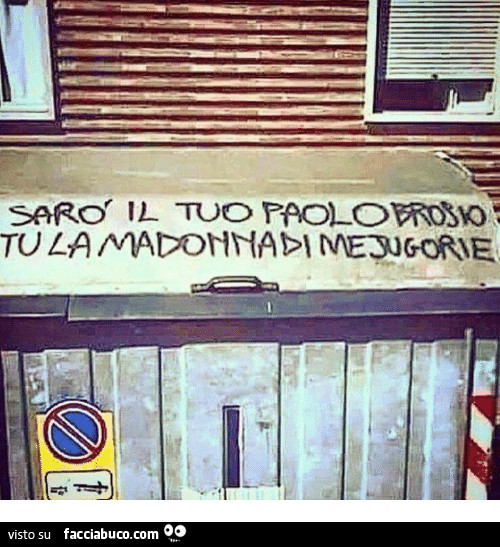 Sarò il tuo Paolo Brosio. Tu la Madonna di Mejugorie
