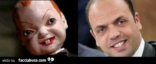 Il pupazzo di profondo rosso come Angelino Alfano
