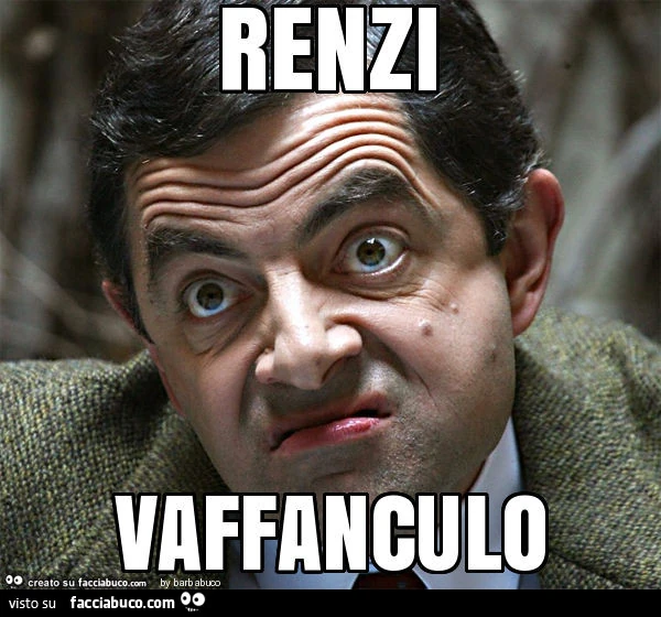 Renzi vaffanculo