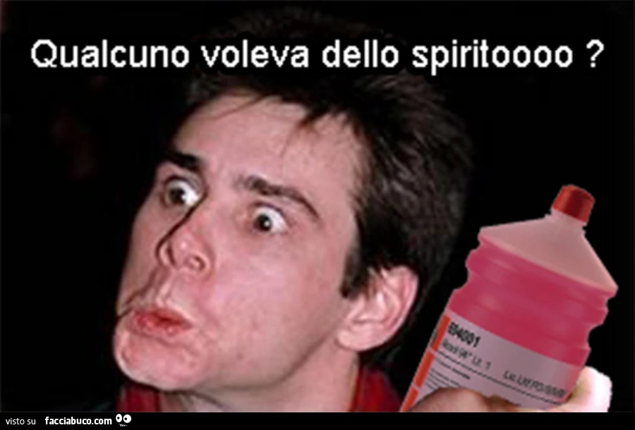 Jim Carrey: Qualcuno voleva dello spirito?