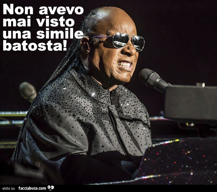 Stevie Wonder: non avevo mai visto una simile batosta