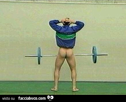 Sollevamento pesi con il pene