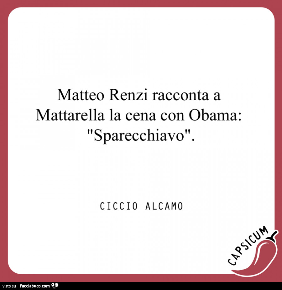 Matteo renzi racconta a mattarella la cena con obama: sparecchiavo