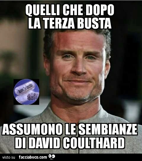 Quelli che dopo la terza busta assumono le sembianze di David Coulthard