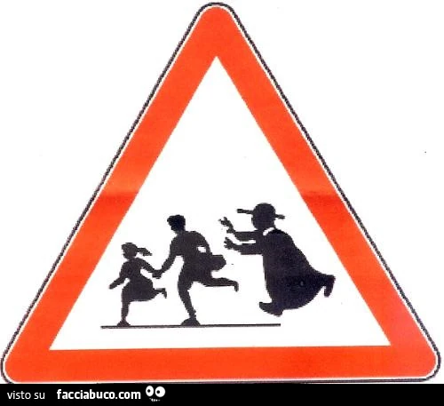 Pericolo preti corrono dietro ai bambini
