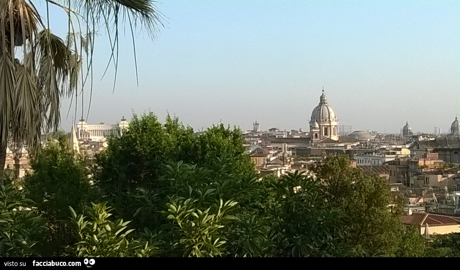 Roma vista dal Pincio di Villa Borghese