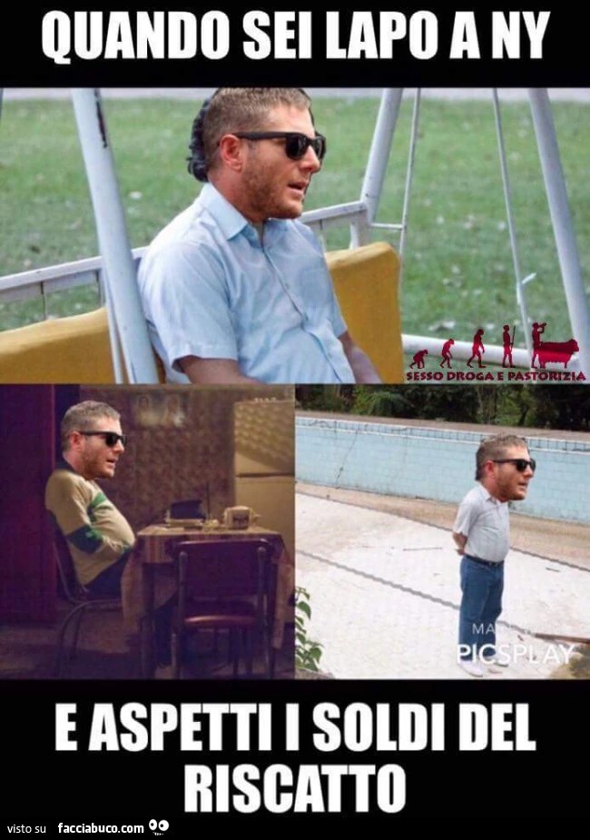 Quando sei Lapo a NY e aspetti i soldi del riscatto