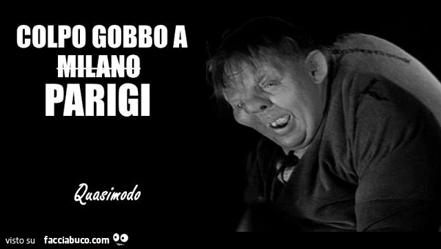 Colpo gobbo a Parigi. Quasimodo