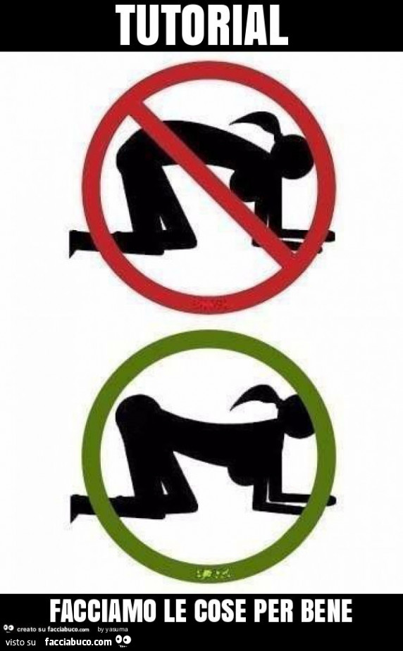 Tutorial facciamo le cose per bene