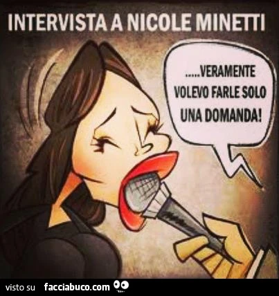 Intervista a Nicole Minetti. Veramente volevo farle solo una domanda